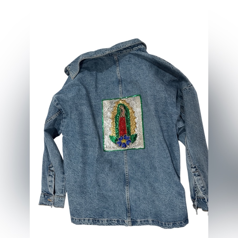 Zara Denim oversize Jacket Virgin De Guadalupe